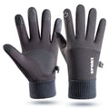 sangenren Winter Touchscreen Cycling Gloves Nylon. Autumn/winter collection switch - gray One size fits all