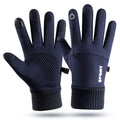 sangenren Winter Touchscreen Cycling Gloves Nylon. Autumn/winter collection switch - navy blue One size fits all