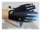 LOHAS FOX Cycling Gloves Nylon Wear Resistant Long. Dark green XL