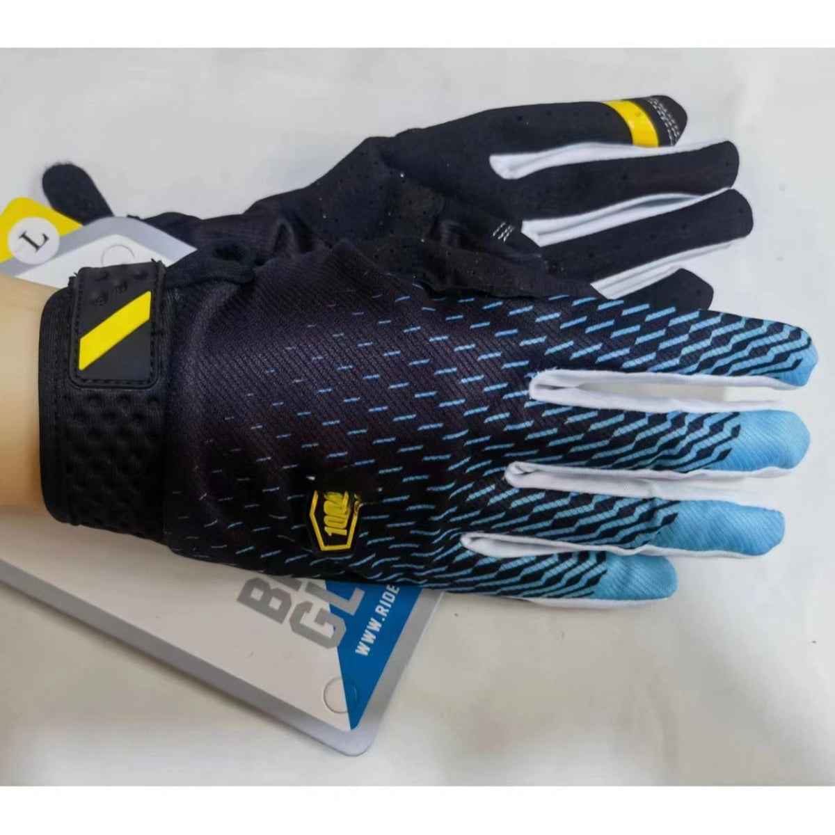 LOHAS FOX Cycling Gloves Nylon Wear Resistant Long. Small grid