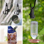 Heavy-Duty Locking Tent Peg Clamp with Rotating Lock, Multi-Purpose Windproof Canopy Fastener for Camping, Tarps, and Food Bag Sealing, with Hook and Hang Hole for Gear Organization (8PCS)