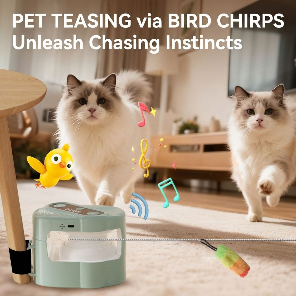 Interactive Rolling Cat Toy with Feather Wand Attachment – Auto-Moving Self-Play Ball for Indoor Cats, Smart Motion-Activated Chaser to Spark Hunting Instincts, Boost Daily Exercise, and Curb Boredom-Induced Destructive Behavior (Green)