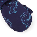 Kids' Dinosaur Patterned Warm Ski Mittens with Waterproof Shell, Adjustable Wrist Straps, and Anti-Loss Clip for Winter Outdoor Play, Snow, and Cold Weather Adventures (M, Pink)