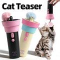 Interactive Electric Cat Fishing Toy with Retractable Feather Wand, Auto-Play Mode for Indoor Exercise, Handheld or Hands-Free Fun to Spark Your Cat’s Hunting Instinct, Lightweight and Durable, 3 Vibrant Color Options (Cotton Pink)