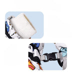 Waterproof Winter Snow Gloves for Kids with Touchscreen, Cartoon Print Design, Warm Fleece Lining, Adjustable Wrist Strap, Ideal for Skiing, Snowman Building, and Outdoor Play (S, Navy)