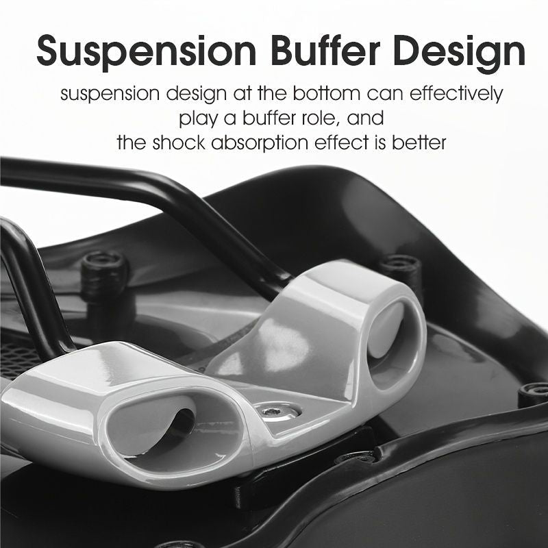 Mountain Bike Saddle Bike Parts Mountain Biking Ergonomic Bike Seat Durable - Black - Size L