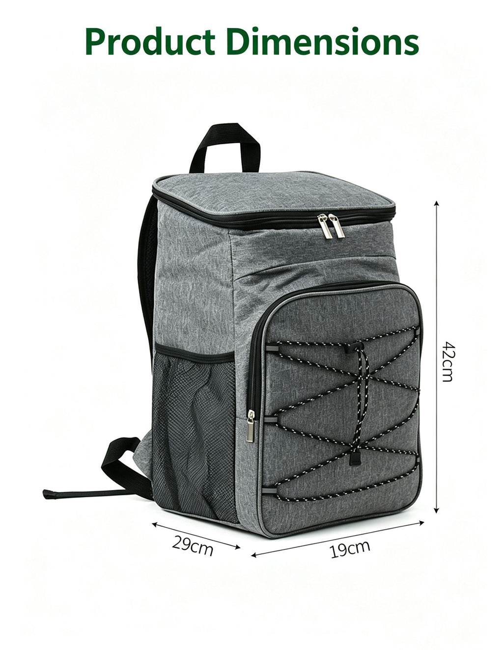 Double shoulder waterproof Oxford cloth insulation bag 23L
