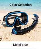 Outdoor Breathing Tube Glass Diving Set,black