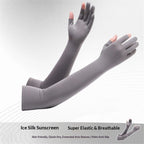 2 pairs Arm Sleeves for Men Women Cooling UV Protective Sleeves UV Protection Gloves Sun Protection Gloves Men Women for Outdoor,Hunting