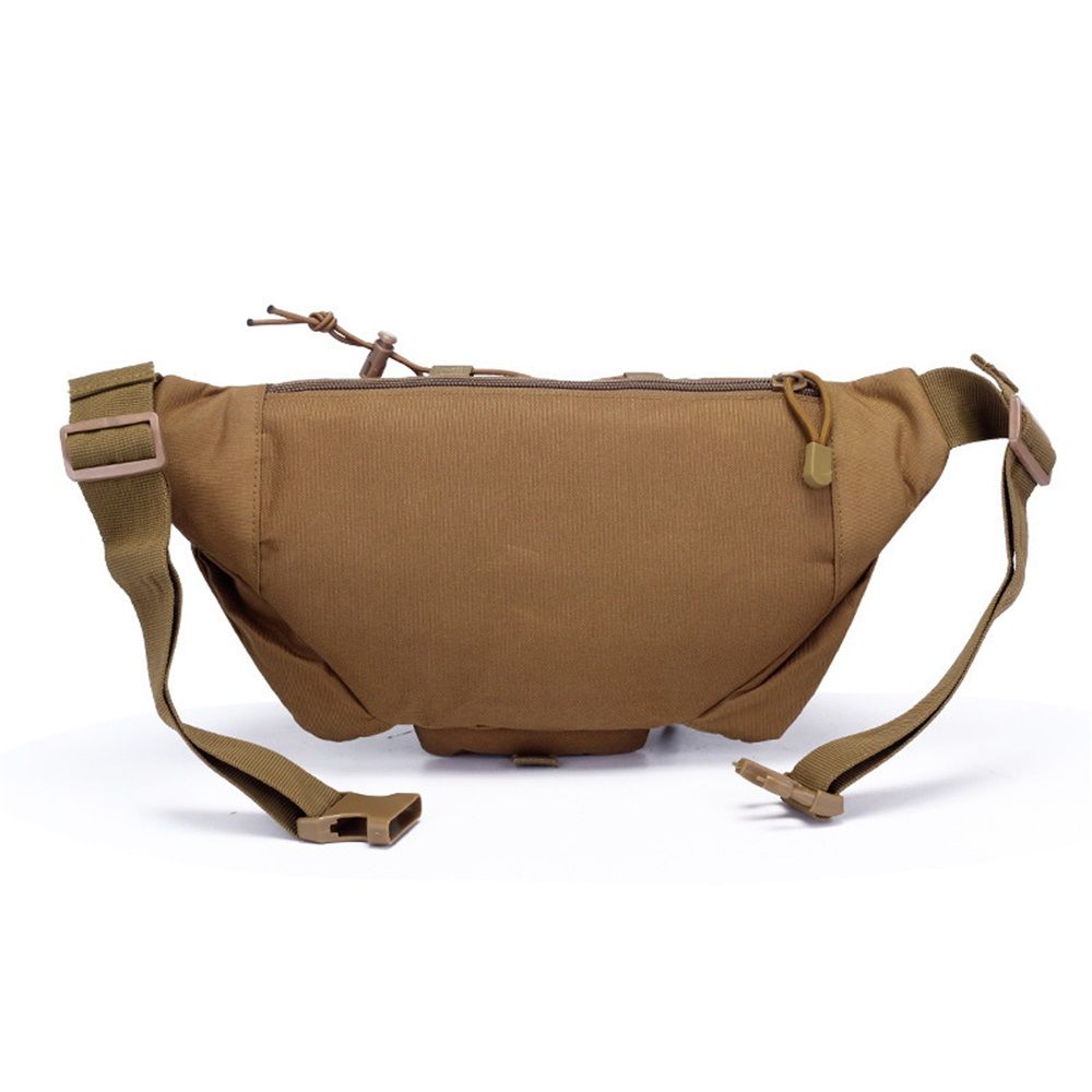 Waist Bag for Men Outdoor Waist Bag Daily Life Big Waist Bag Bicycle Camping Hiking Hunting Fishing（muddy color）