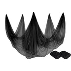 Mosquito Netting Garden Mesh Netting,Fly Bird Net Barrier Hunting Blind Plant Protecting Net, Black（2.4*6m）