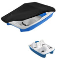 Pedal Boat Cover,Heavy Duty Waterproof & Anti-UV Paddle Boat Cover,210D Coated Oxford Fabric with Elastic Hem (286x122cm Black,Only cover)