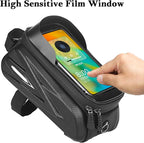 Bike Frame Bag, Mountain Bike Phone Holder Bag for Road and Mountain Bikes Cycling Storage Bags
