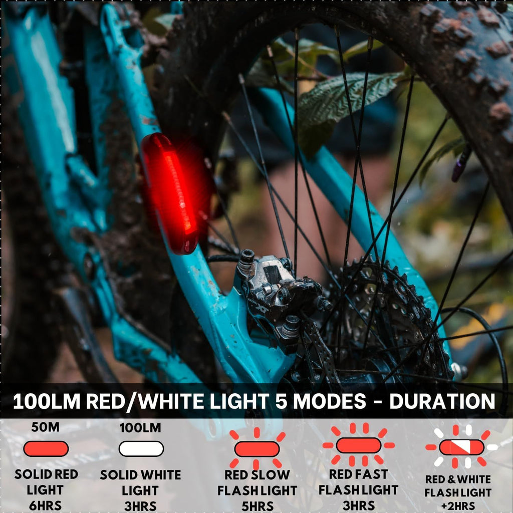 Ultra Bright Bike Lights for Night Riding Rechargeable Led for Bycicles Weather Resistant Multiple Modes. Tubular mounting MTB Road Cyclocross Ebike Mini Bike Scooter