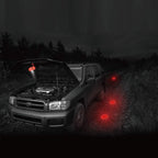 USB Rechargeable LED Road Flares Emergency Lights-Roadside Warning Car Safety Beacon Flashing Disc Flare Kit