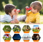 Binoculars for Kids Gifts for 3-12 Years Boys Girls 8x21 High-Resolution Optics Compact Toy Binocular for Bird Watching,Travel