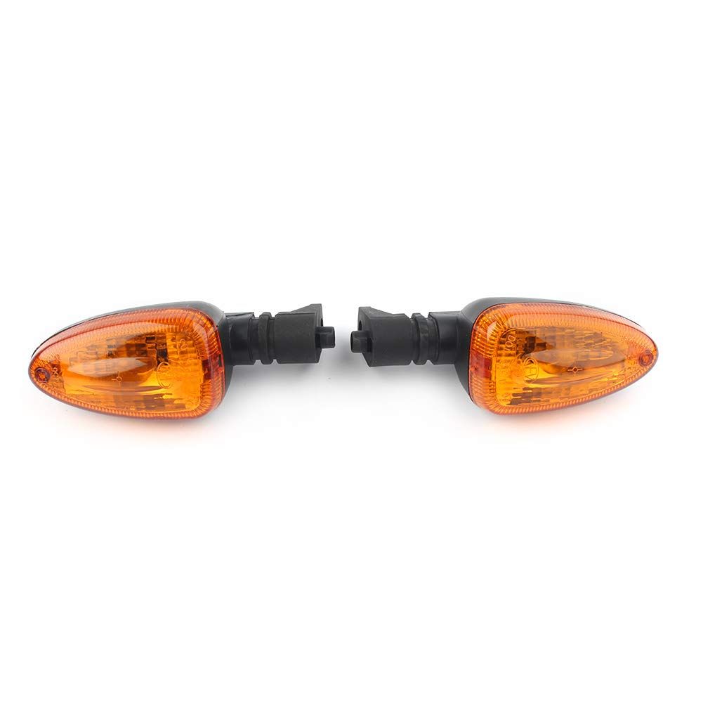 light Motorcycle Turn Signal Lights Indicators Lamp For  Front and rear turn signals Amber Light （2pcs）