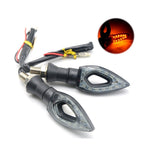 Turn Signals 2Pcs  Universal Motorcycle LED Turn Signal Light Indicators Amber Blinker Light Lamp 12 LED beads