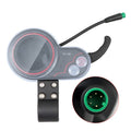 New Silicon Cover Compatible with LCD Display Waterproof Silicone Protective Cap Electric Scooter Instrument Dashboard (White)