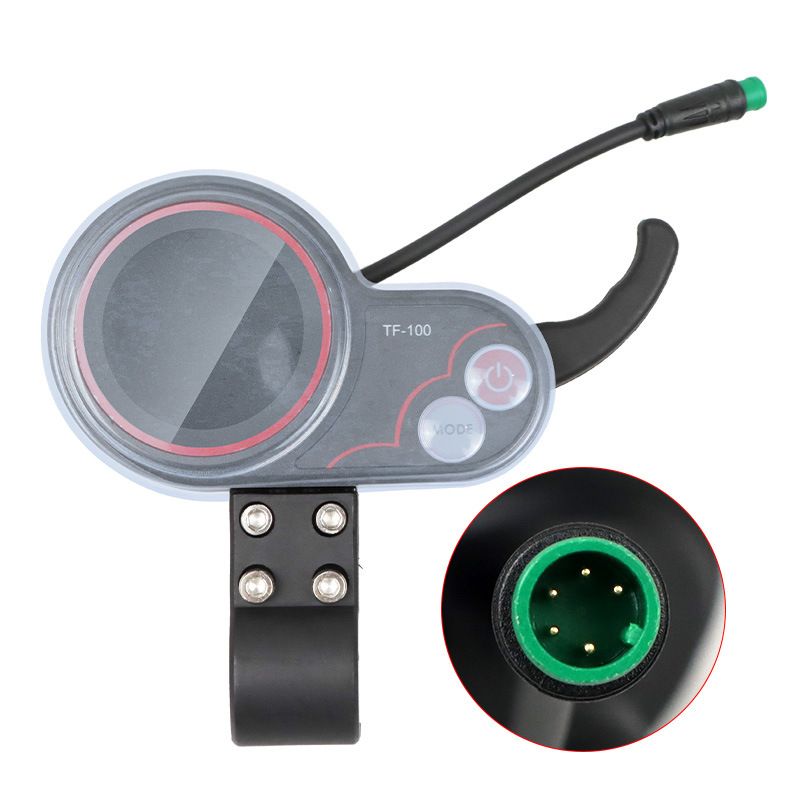 New Silicon Cover Compatible with LCD Display Waterproof Silicone Protective Cap Electric Scooter Instrument Dashboard (White)