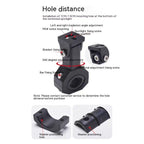 Universal Spotlights Mount Compatible with Motorcycle Car SUV LED Headlight Stand Support Spotlights Mount Bracket