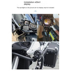 Universal Spotlights Mount Compatible with Motorcycle Car SUV LED Headlight Stand Support Spotlights Mount Bracket