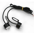2Pack High Power 9W Eagle Eye LED Lights DRL Daytime Running Fog Light Tail Backup Car Motorcycle Accessories 12V (Red, Blinker)