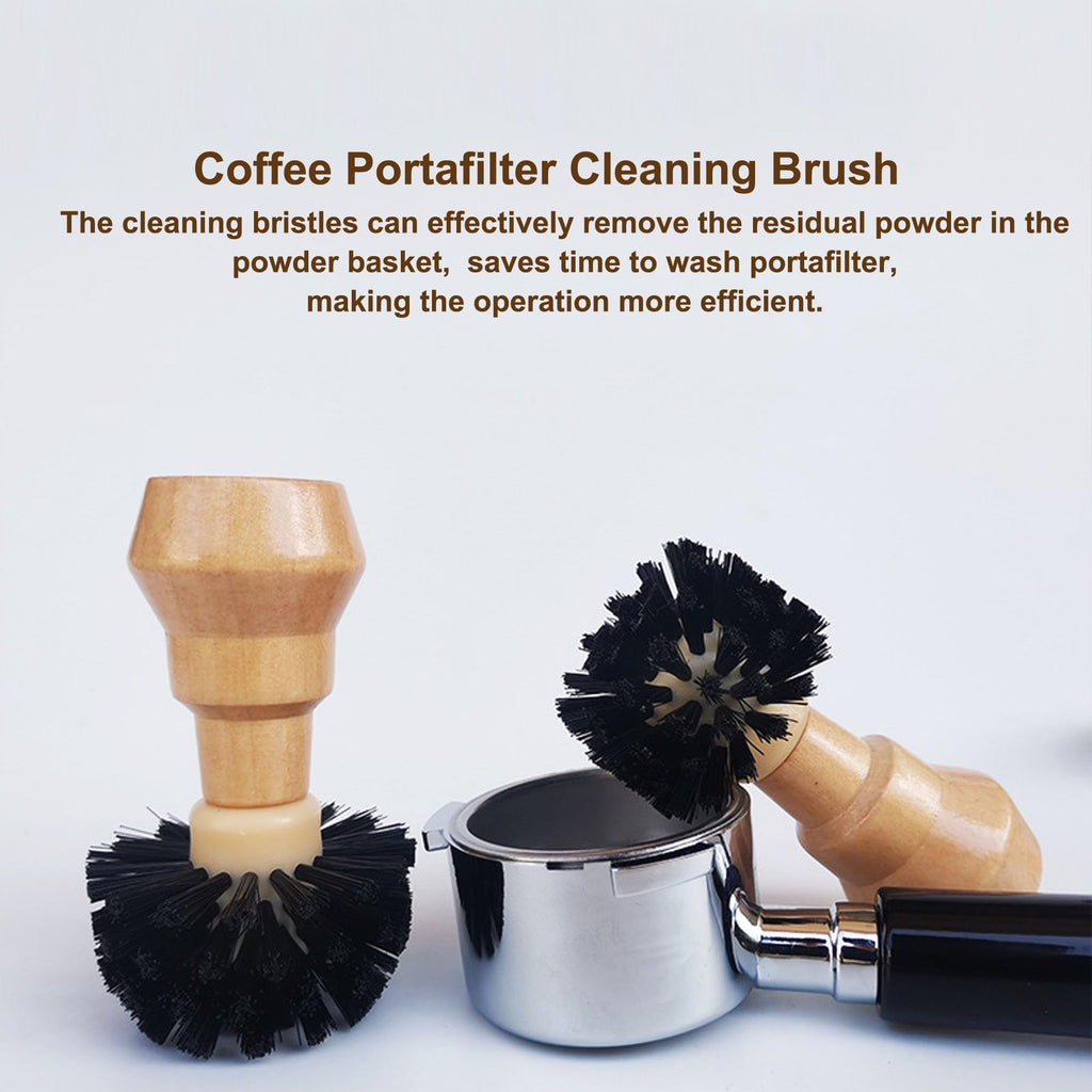 Cleaning Brush Cleaning Brush Brush Speacial for Professional Barista Wood Stiff Bristles Coffee Machine Cleaning Tools Cleaning