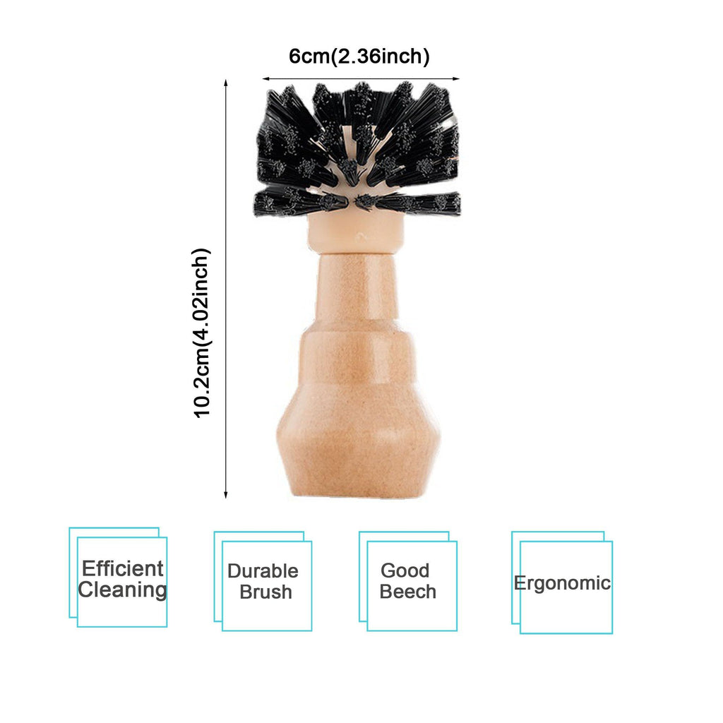 Cleaning Brush Cleaning Brush Brush Speacial for Professional Barista Wood Stiff Bristles Coffee Machine Cleaning Tools Cleaning