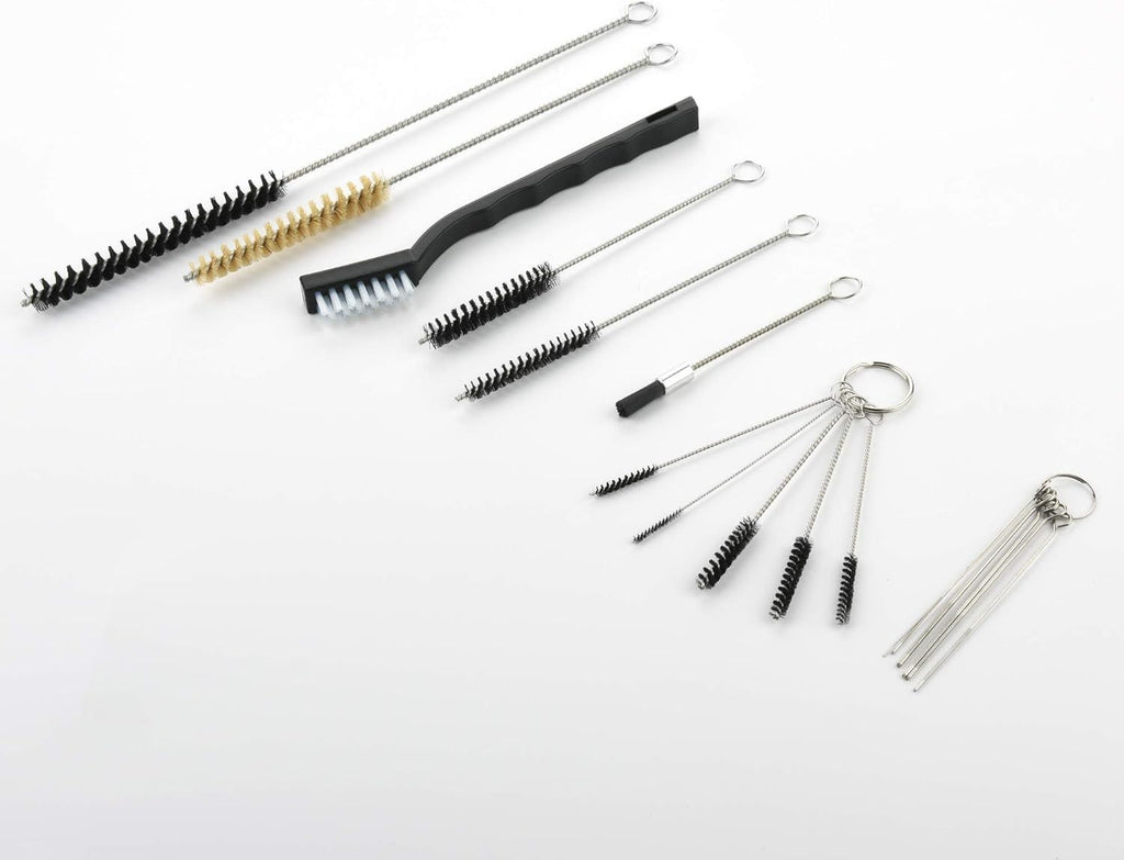 17-Piece Comprehensive Spray Gun Cleaning Brush Set - Versatile Tools for Cleaning Airbrushes, Tattoo Equipment, Nozzles