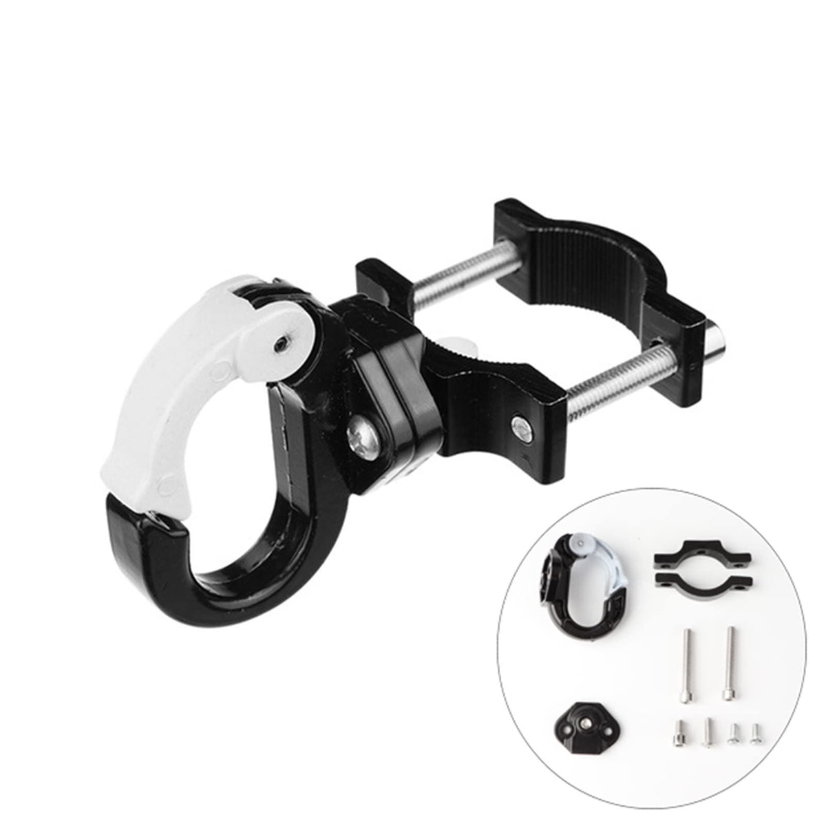 Universal Hanger Hook for Electric Scooter - Hanging Adjustable Pothook (20mm - 37mm in Diameters) MTB,Motorcycle, Bicycle