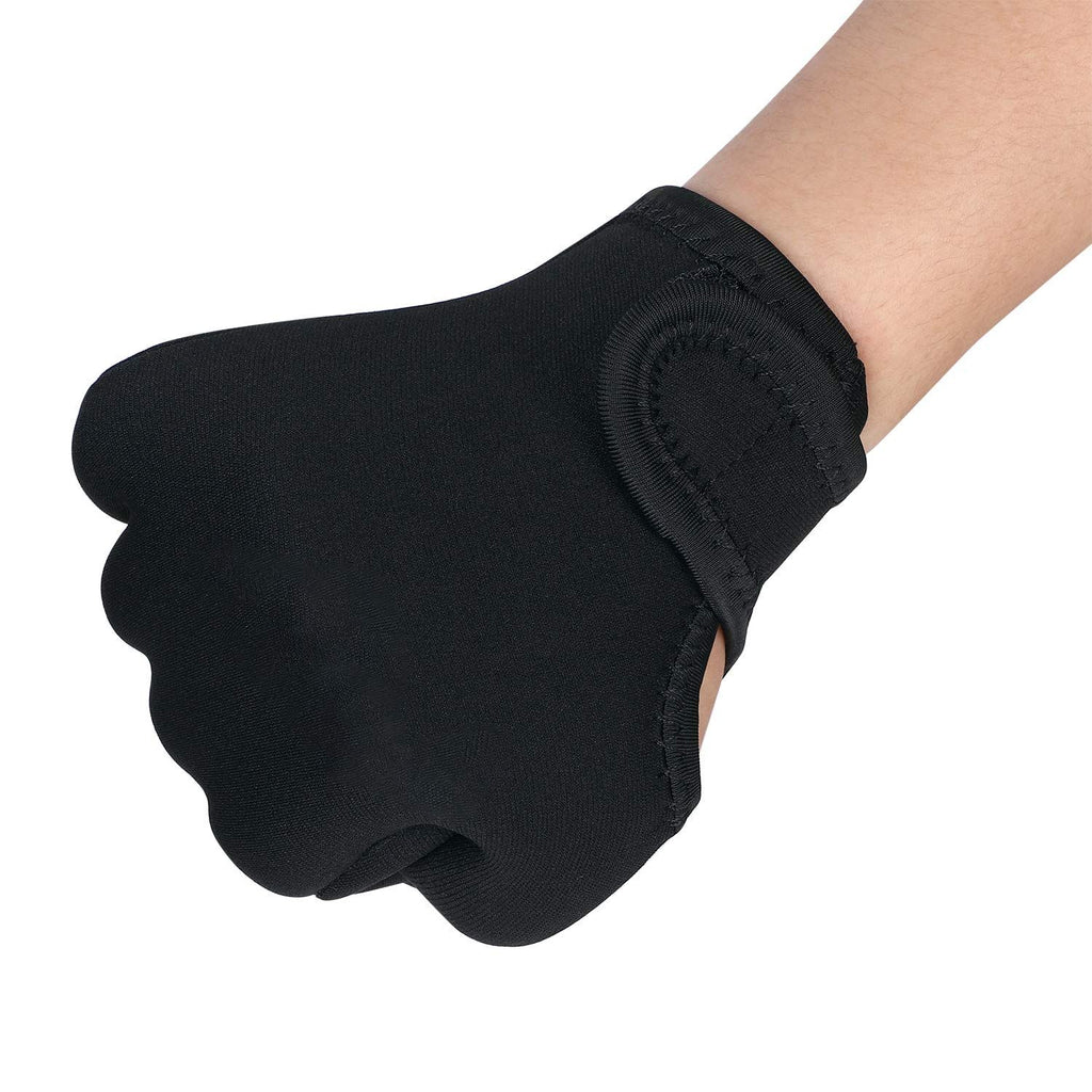 2 pcs Webbed Swimming Diving Paddles Gloves Aquatic Training Fitness Water Resistance in The Water Swim Aqua Fingerless Kayaking