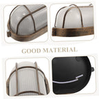 LED Large Ellipse Small Ellipse Dust proof Explosion proof Moisture proof Lamp E27 Lamp Head Shaft Light Low Side Shell
