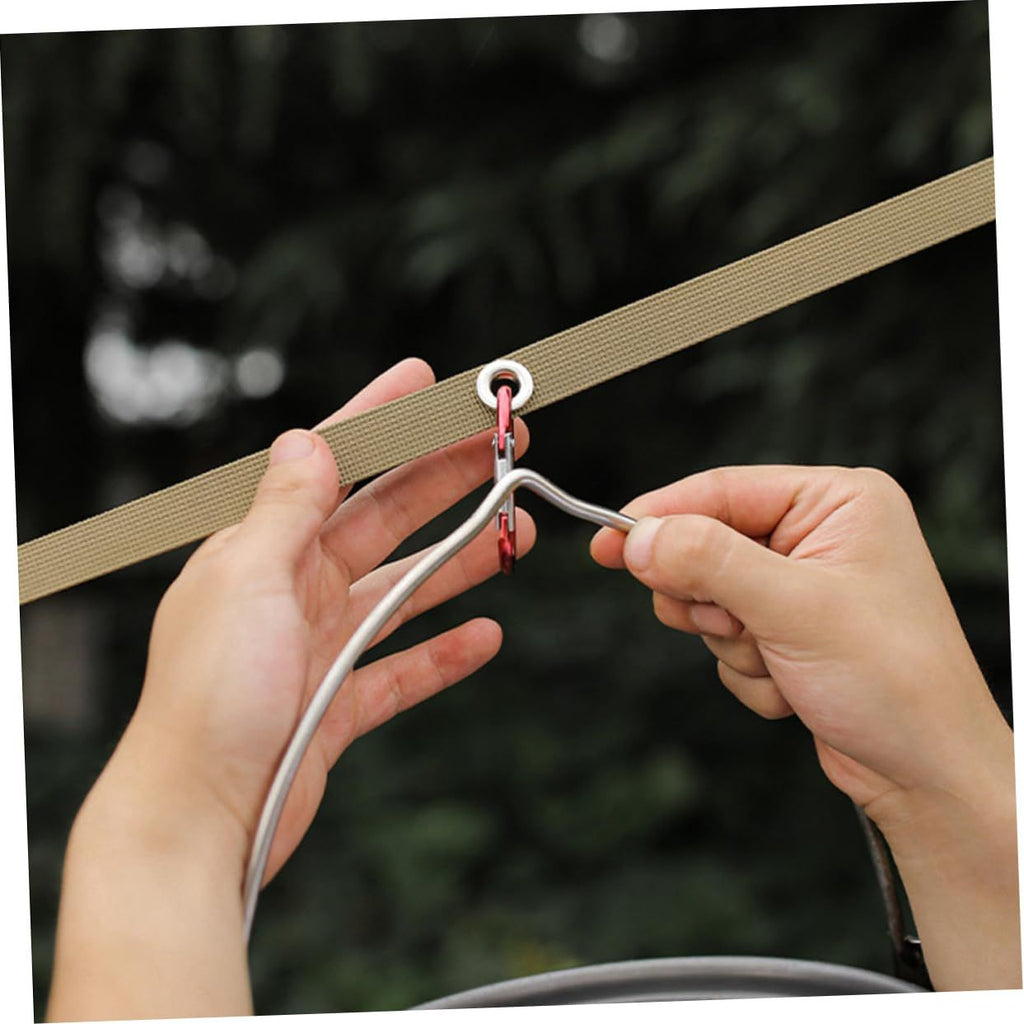 Camping wind rope tent,fixed extension rope, outdoor nylon camping rope, multifunctional outdoor camping clothes hanger