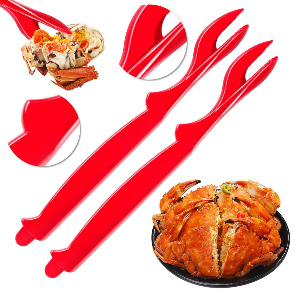 4Pcs Crab Legs Crackers - Crackers Picks Tools Set for Lobster, Crab, Crawfish, Prawns, Shrimp, Easy Opener Shellfish