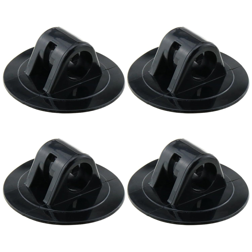 4PCS Black Engine Mount Boat Motor Stand Holder Rubber Fixing Bracket Buckle Inflatable Seat Outboard Hook Propeller Motor