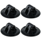 4PCS Black Engine Mount Boat Motor Stand Holder Rubber Fixing Bracket Buckle Inflatable Seat Outboard Hook Propeller Motor