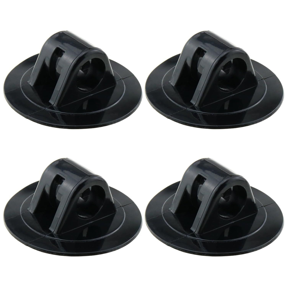 4PCS Black Engine Mount Boat Motor Stand Holder Rubber Fixing Bracket Buckle Inflatable Seat Outboard Hook Propeller Motor