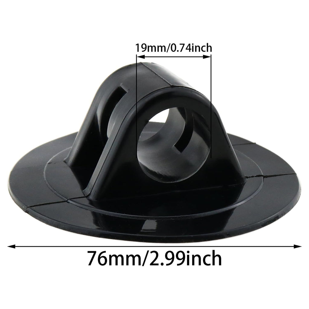 4PCS Black Engine Mount Boat Motor Stand Holder Rubber Fixing Bracket Buckle Inflatable Seat Outboard Hook Propeller Motor