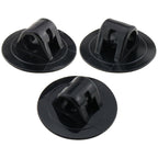 4PCS Black Engine Mount Boat Motor Stand Holder Rubber Fixing Bracket Buckle Inflatable Seat Outboard Hook Propeller Motor