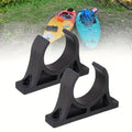 2 Pcs Kayak Paddle Holder, Plastic Inflatable Boat Paddle Holder Clip, Oar Keeper for Kayaks Canoes Rowing Boats
