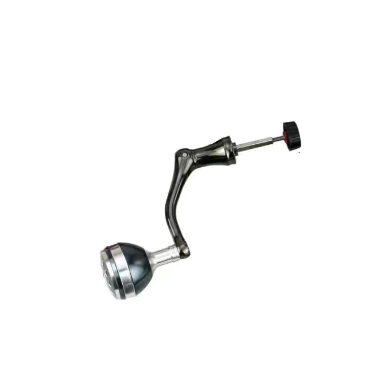 5 pcs Fishing Spinning Reel Handle, Lightweight Metal Single Rocker Arm, Reel Replacement Power Handle Grip