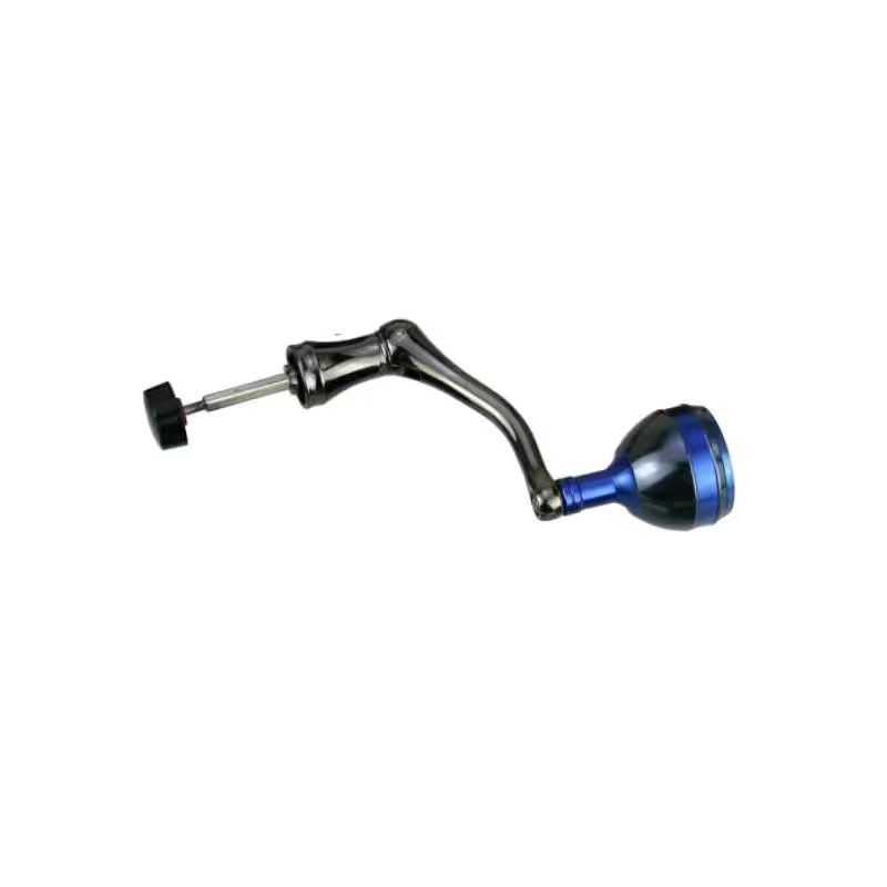 5 pcs Fishing Spinning Reel Handle, Lightweight Metal Single Rocker Arm, Reel Replacement Power Handle Grip
