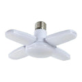 LED Garage Light Bulb,Mini 28W LED Garage Ceiling Lights 4 Adjustable Panels, Garage LED Light Bulb,E27 6500K Daylight LED