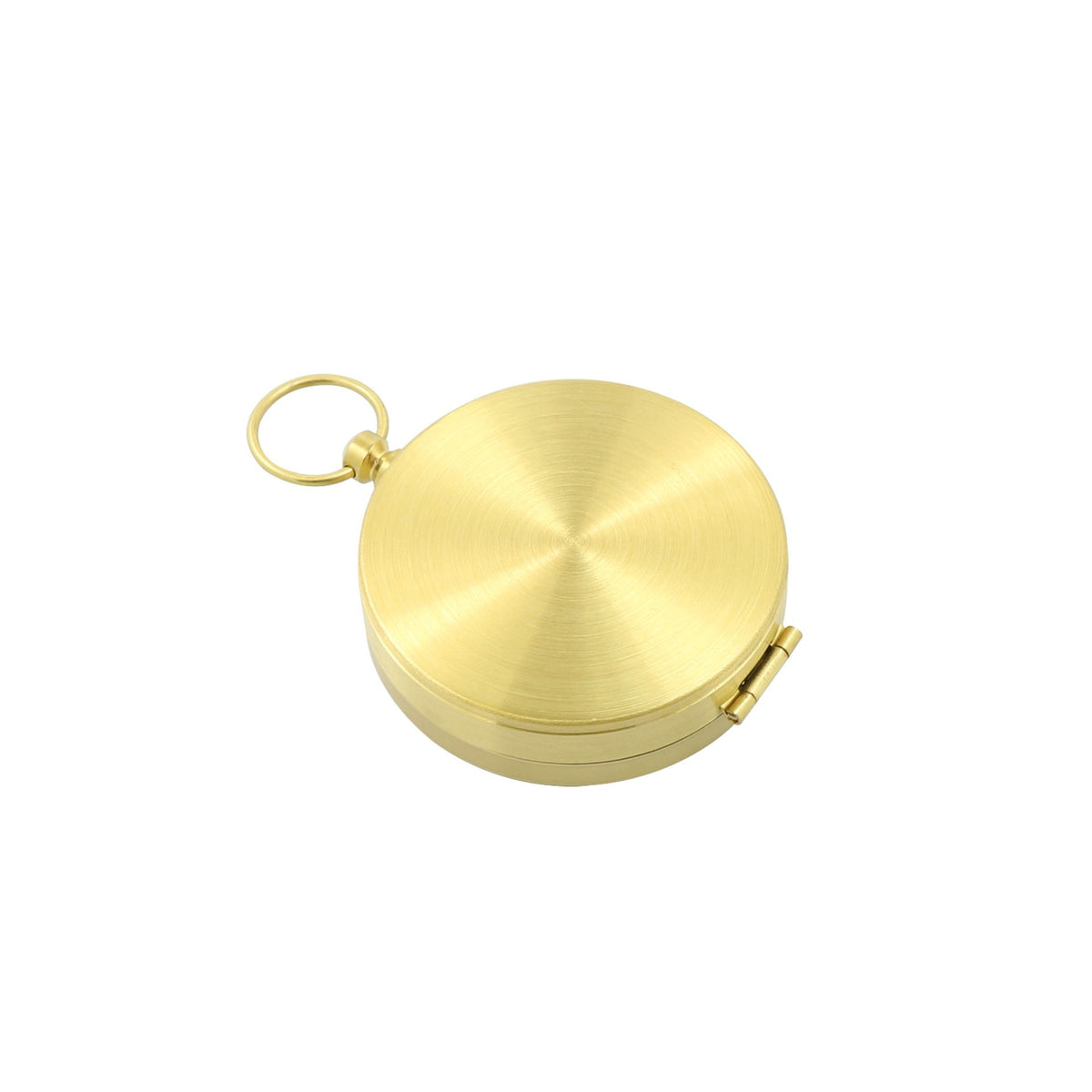 Gold Brass Pocket Compass for Camping, Hiking, Wilderness Backpacking, Survival Gear Pack Orienteering Hunting Navigation Tool
