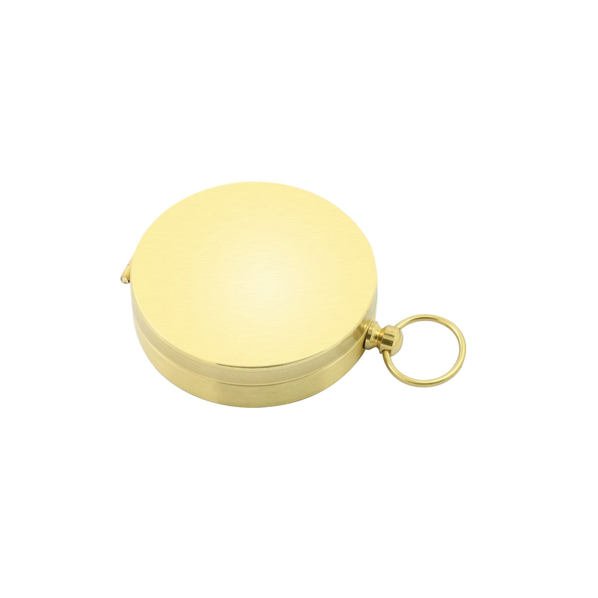 Gold Brass Pocket Compass for Camping, Hiking, Wilderness Backpacking, Survival Gear Pack Orienteering Hunting Navigation Tool