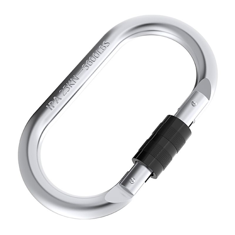 Climbing Carabiner(25kn=5600lbs),Heavy Duty Carabiner Clip,Multipurpose for Rigging,Hammocks,Not Suitable for Pull-up Bars(2pack)