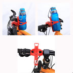 360 degree rotating water bottle holder replacement for bicycles and electric scooters, anti slip quick disassembly accessories
