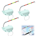 High Sensitivity Fishing Float Bite Alert for Rods, Clip-On Sound Bite Alert Bell with Smart LED Lights, Waterproof All-Weather Gear for Sea & Lake