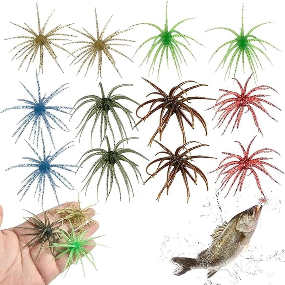 Simulation Sea Urchin Bait, Sea Urchin Bait, Tentacle Creature Lure, Durable  Material Swimbait, for Lake Fishing